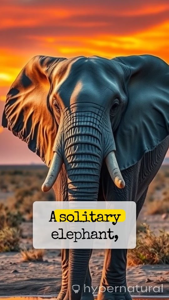 Savannah Showdown: The Elephant's Defiance Against Predators