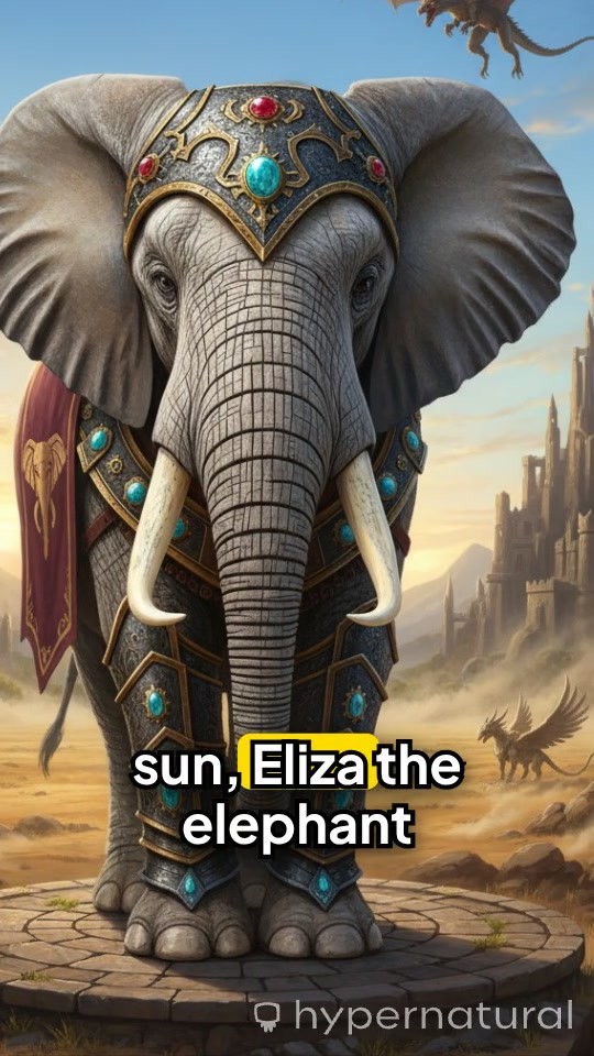 An Angel Heals a Hurt Elephant