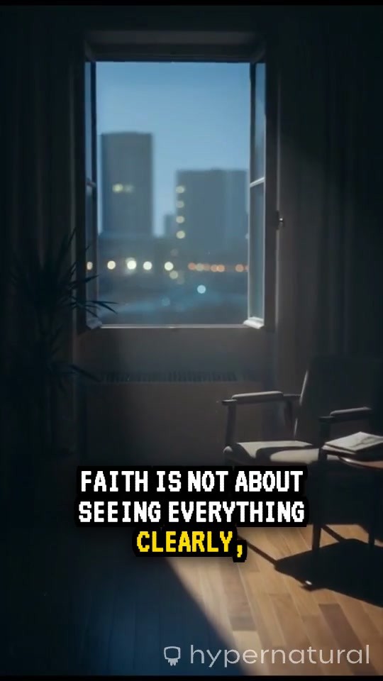 Walking by Faith in Uncertainty