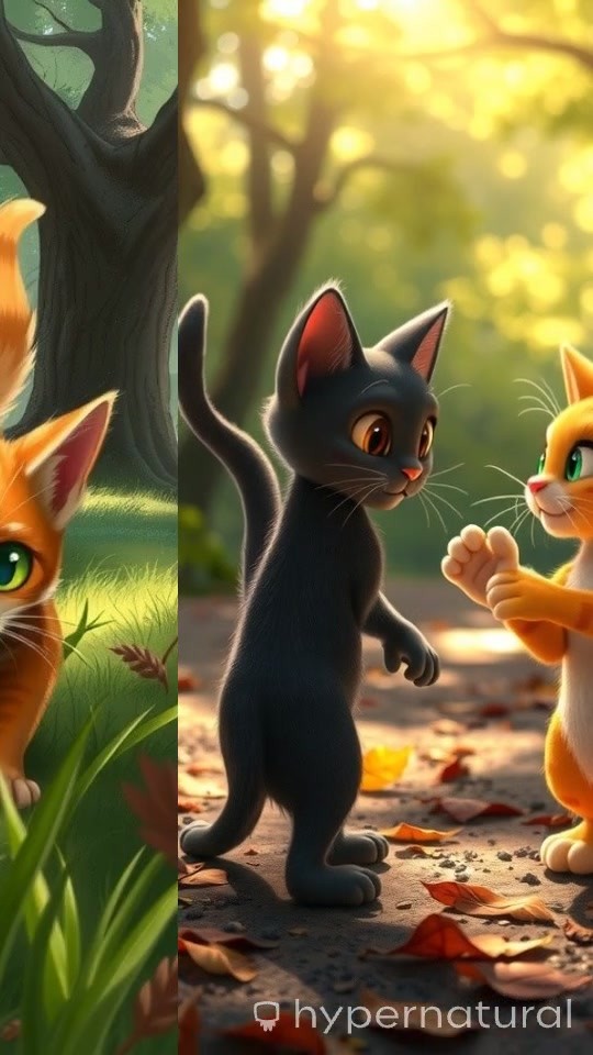 Cats' Rivalry Turns to Friendship