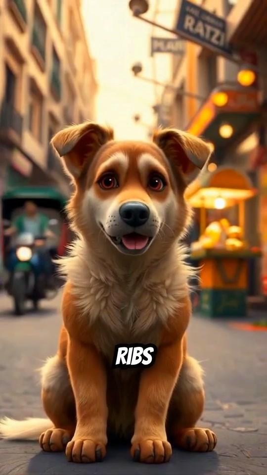 From Hunger to Loyalty: A Stray Dog's Journey