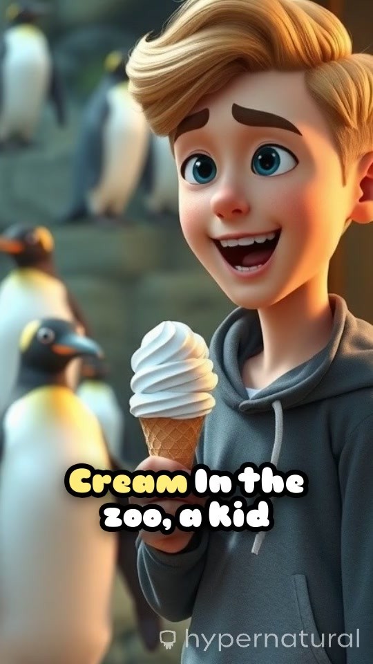 Penguin's Ice Cream Day