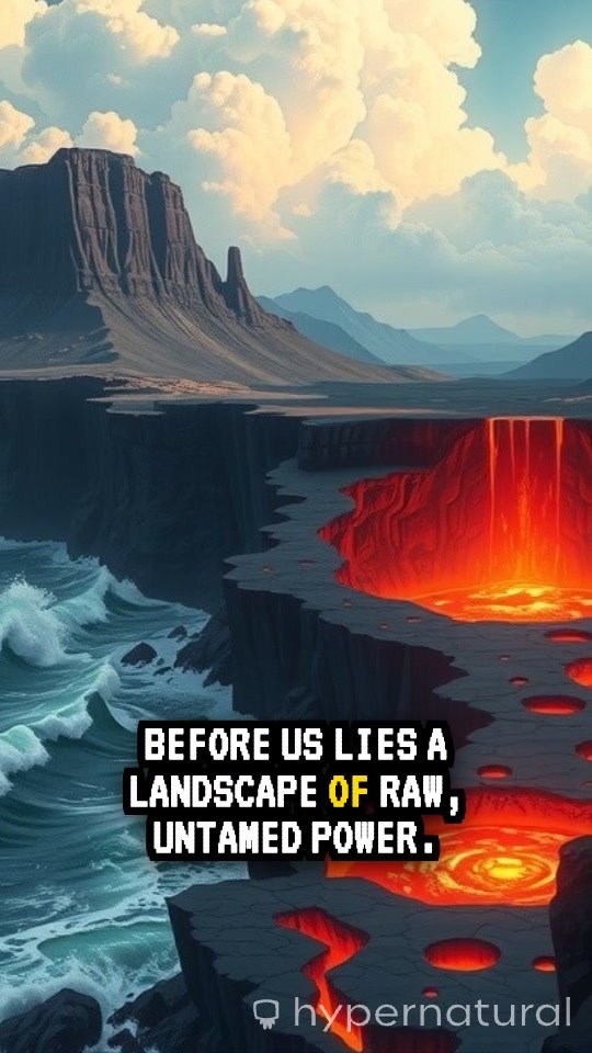 Embers of Serene Power: A Dance with Lava