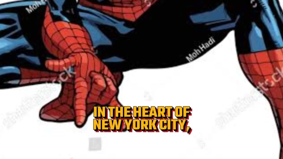 Spider Man Says Hello Girl