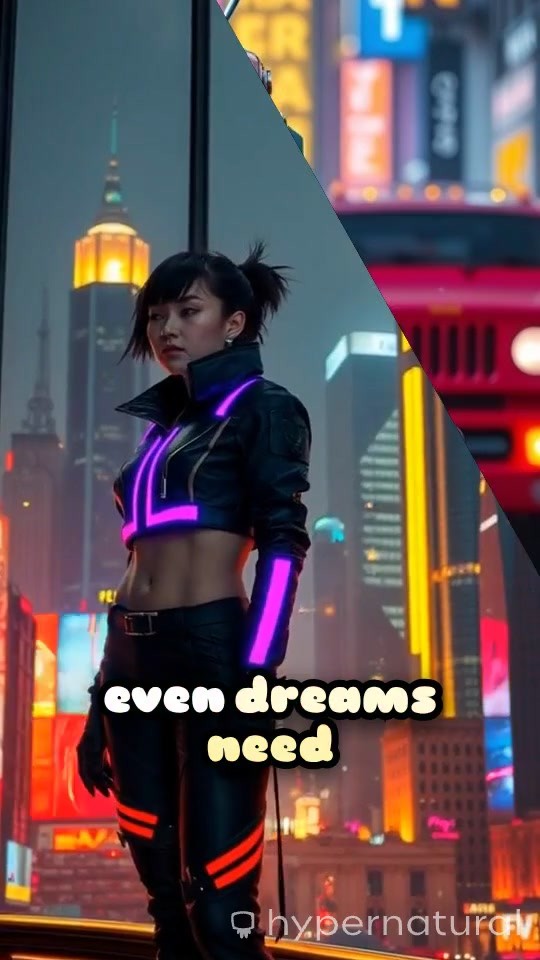 Dreams in Neon: A Robot's Awakening