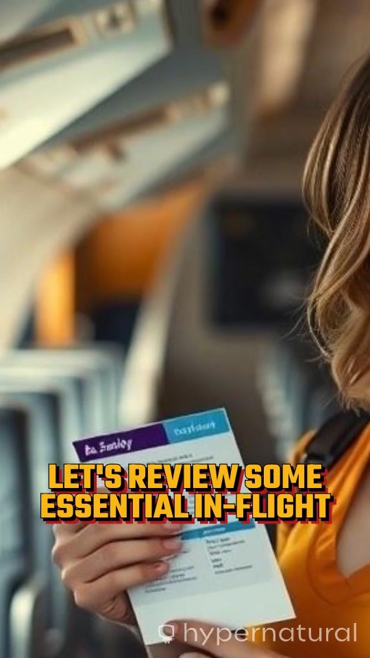 Important In-Flight Safety Guidelines