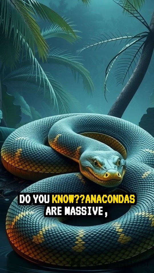 Amazing Facts About Anacondas: The Giants of the Snake World!