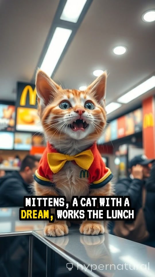 Cat at McDonald's Promotes 67 Messi Drinks!