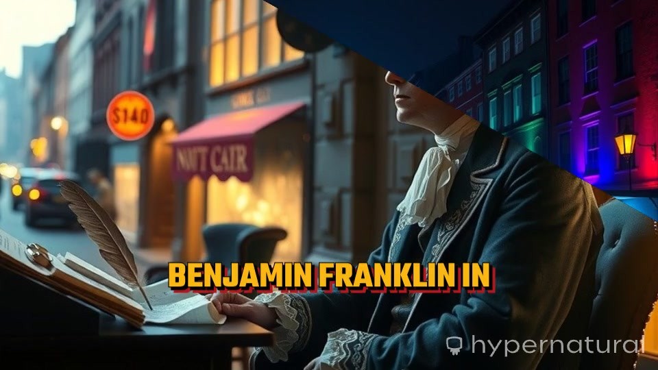 Franklin's Smartphone Surprise: A Time Warp Adventure!