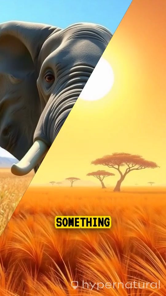 Elephant Enjoying Coffee