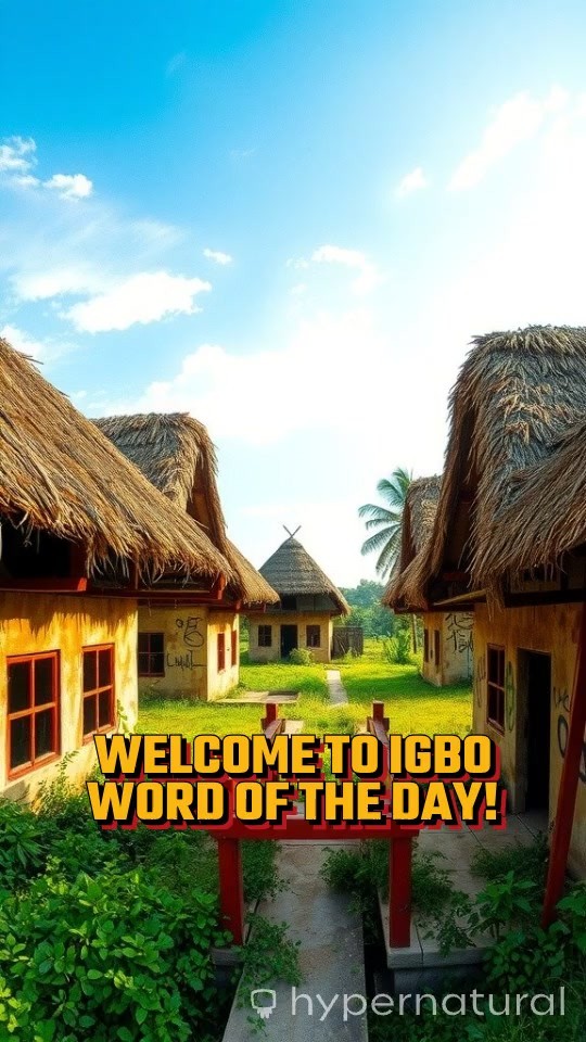 Okwu Igbo: Oge Otu Okwu Kwa Ubochi!