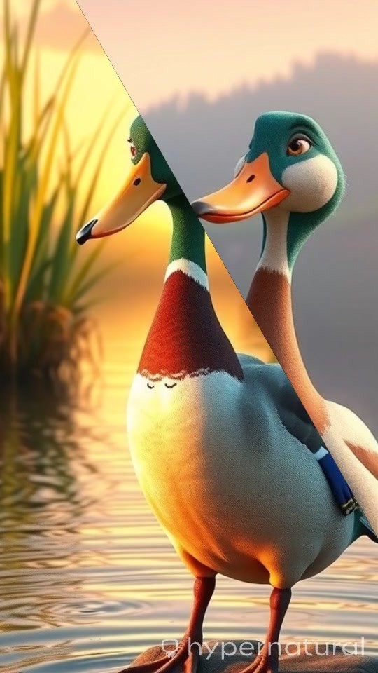 A Brave Little Duckling Swims