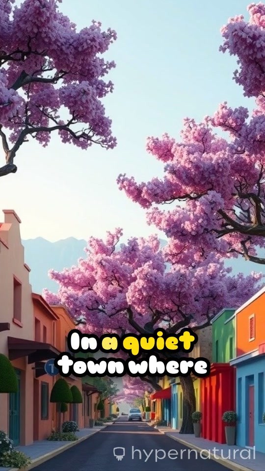 Whispers of Love Beneath the Jacaranda