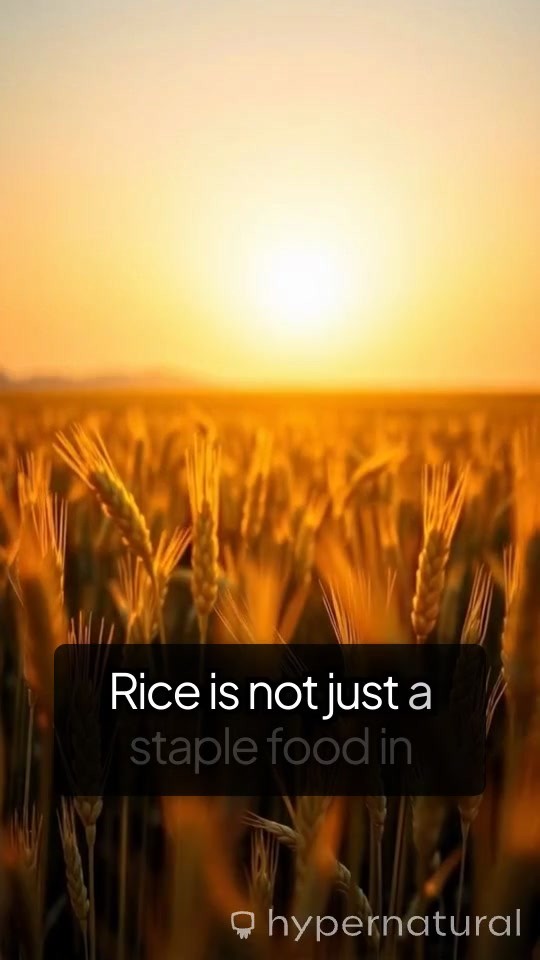 The Role of Rice in India's Agriculture and Economy
