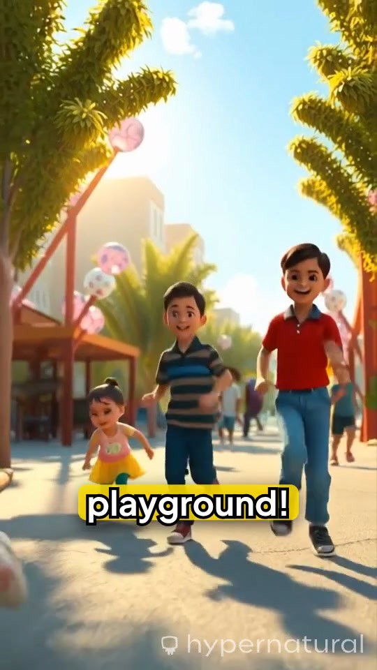 Kids Having Fun at the Playground with Cocomelon