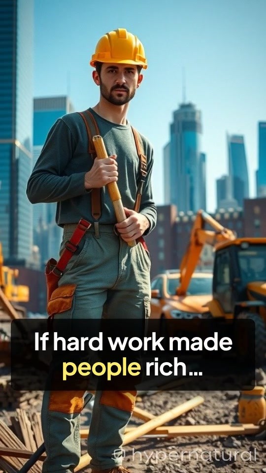 The Myth of Hard Work: Unmasking the Truth About Wealth