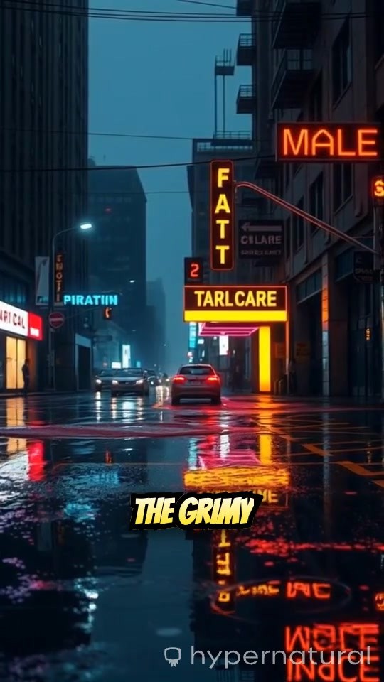 Neon Shadows: A Bladerunner Tale