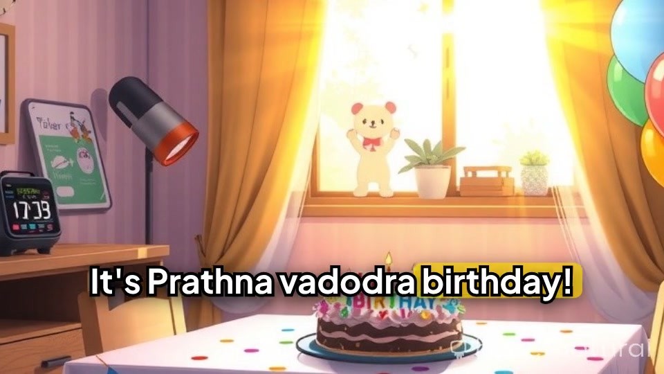 Birthday Cake Surprise for Prathna!