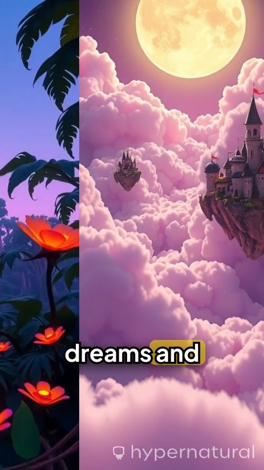 Whispers of a Dreamlike Floating Garden
