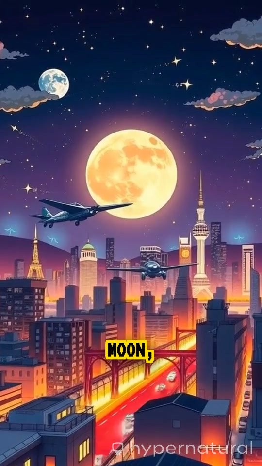 A Symphony of Shadows: Beneath the Moonlit City