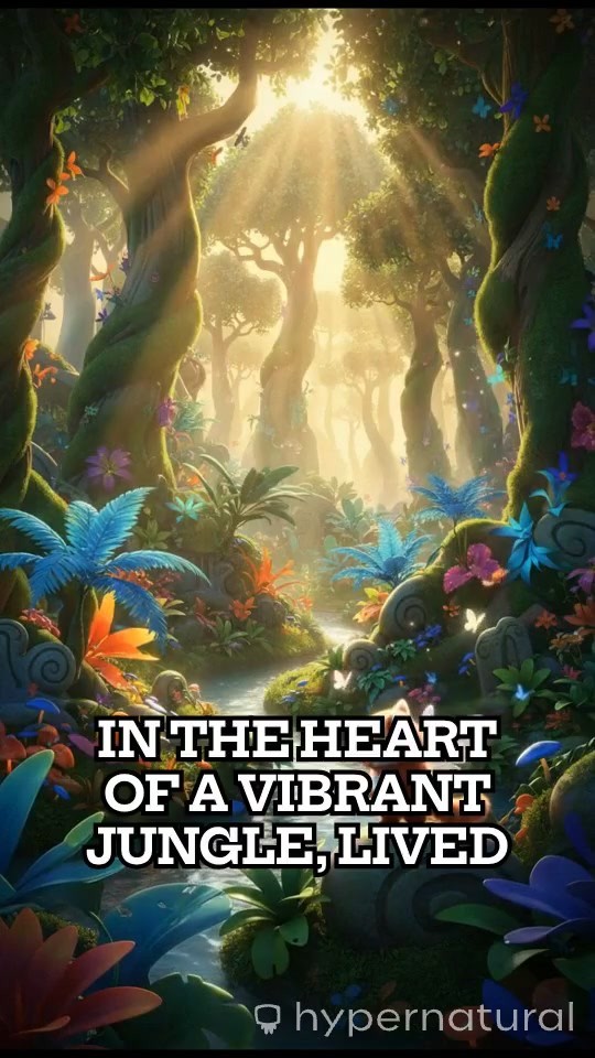 The Lion and His Playful Shadow Adventure