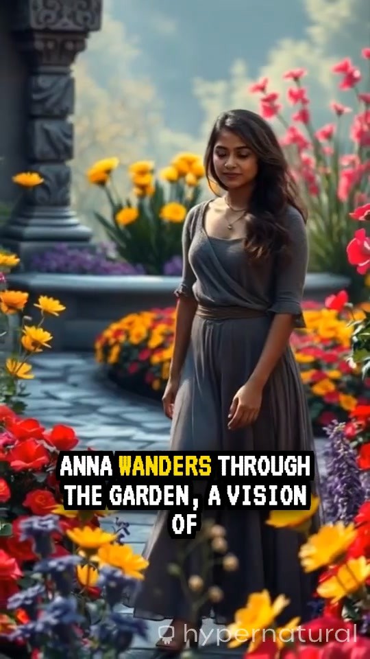 Girl in Green Chudidhar Walking Among Jasmine Flowers