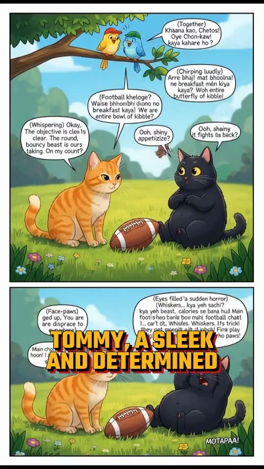 गेंद का शिकार: टॉमी और जिंजर की कहानी