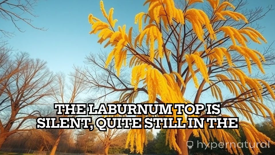The Laburnum and the Goldfinch: A Melody of Life