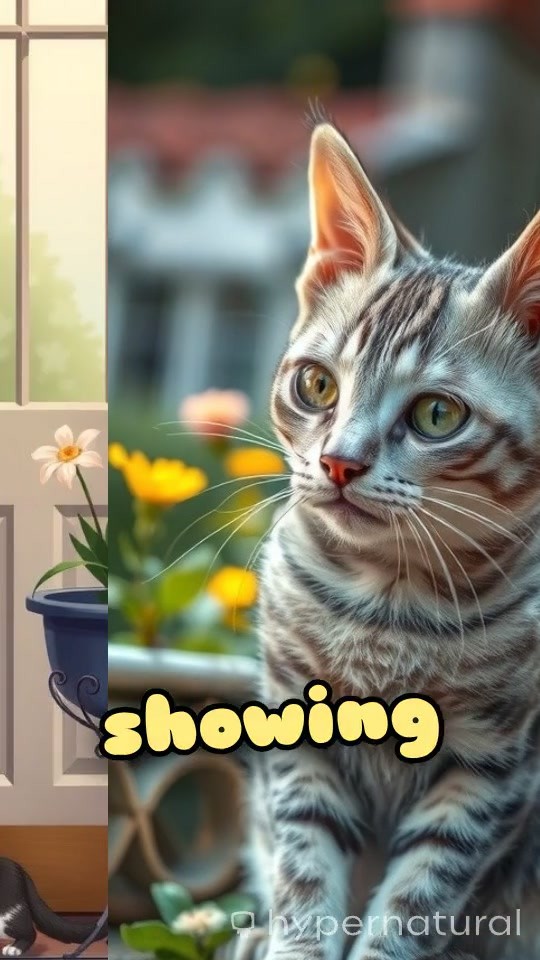 The Stray Cat and the Kind Old Lady