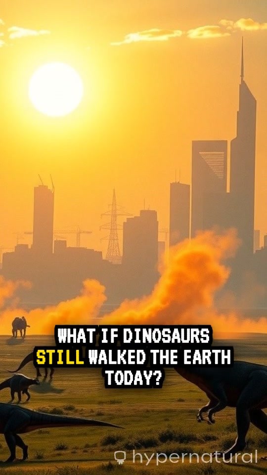 When Dinosaurs Roamed Modern Cities!