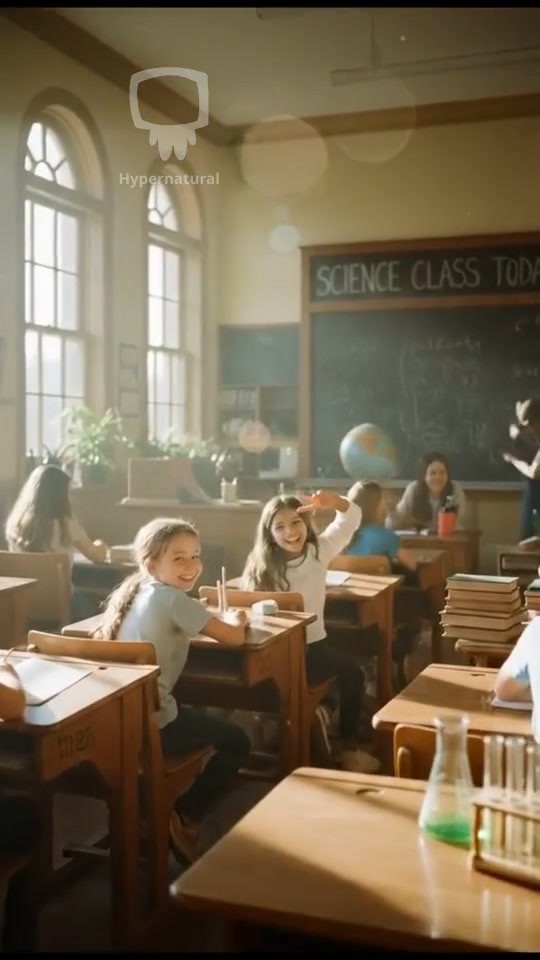 A Day in the School Classroom