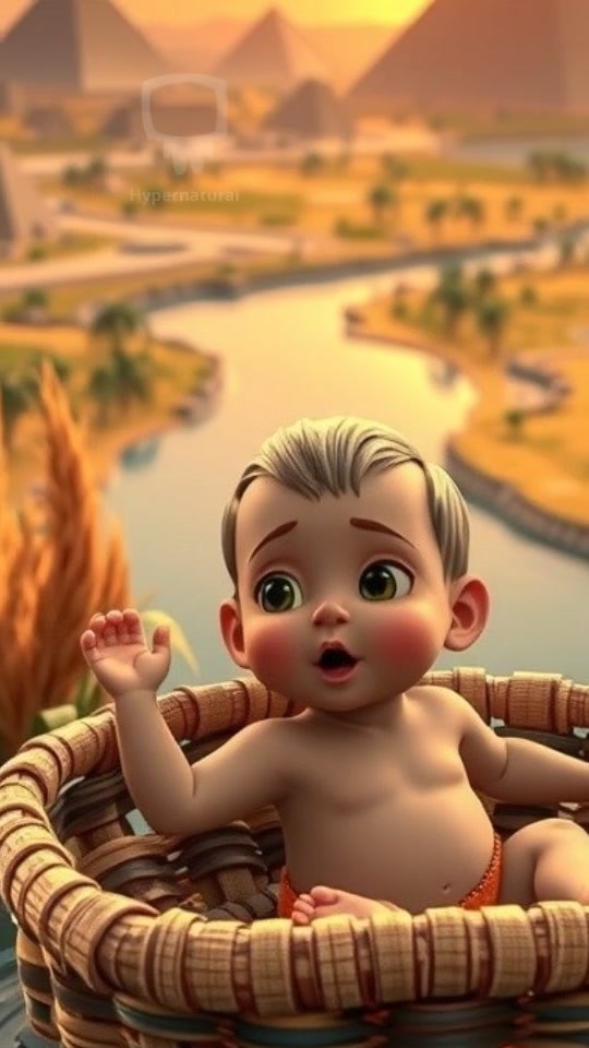 The Brave Journey of Baby Moses