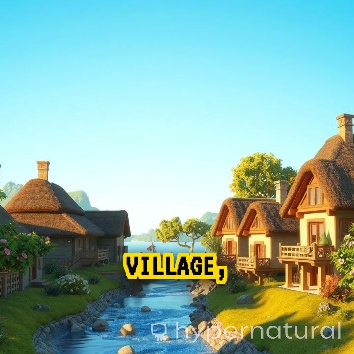 Village Life: The King, Princess, and the Beautiful River