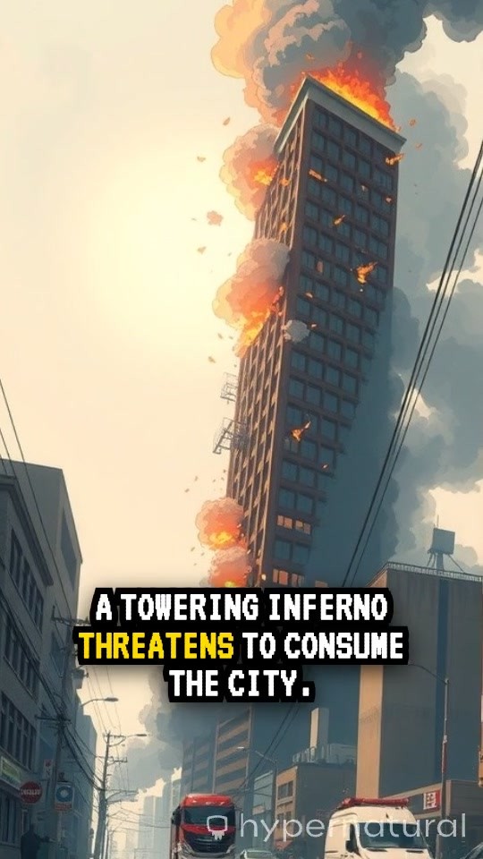 All Might: Heroic Rescue from the Flames