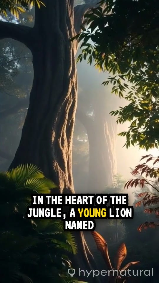 Lion in the Jungle