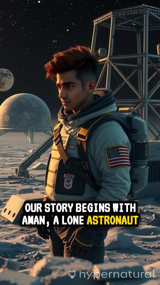 Aman Survives on the Moon