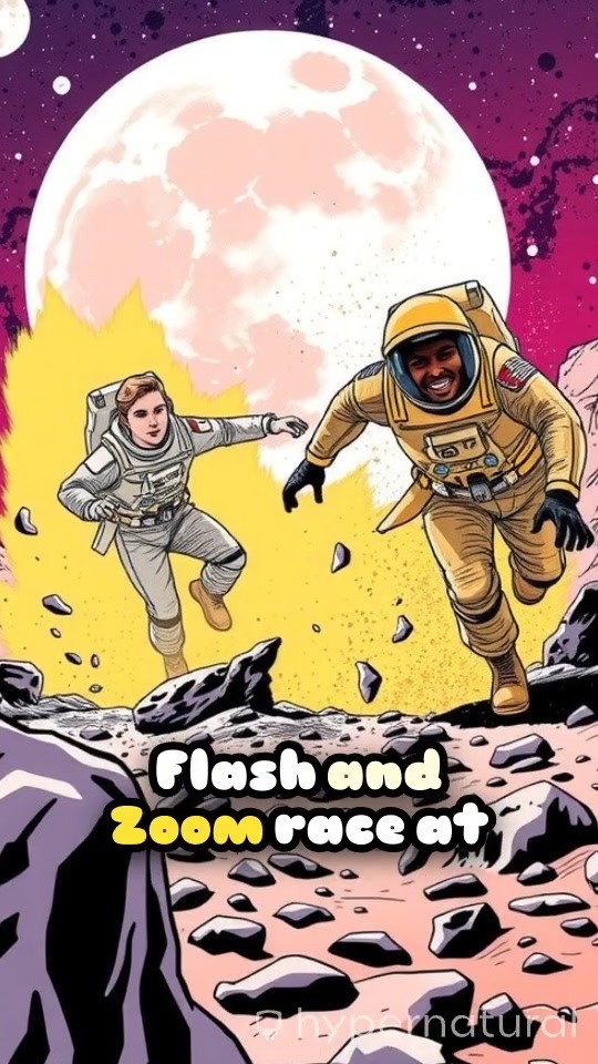 Lunar Showdown: Flash vs. Zoom in a High-Speed Race