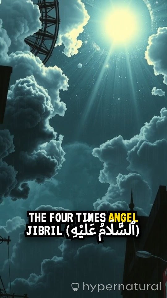 أربع مرات rushed angel جبرائيل بأمر الله