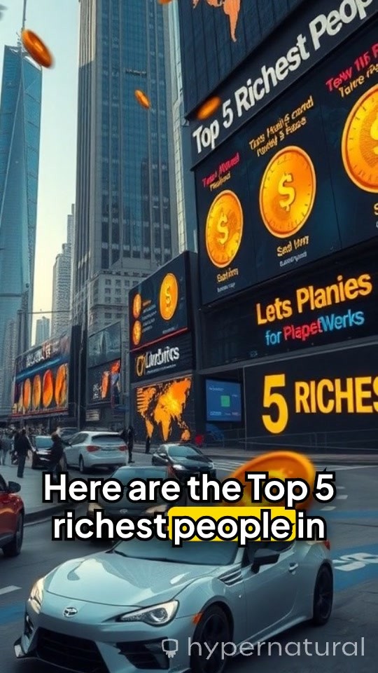 Top 5 Richest People in the World – 2025 Revealed!