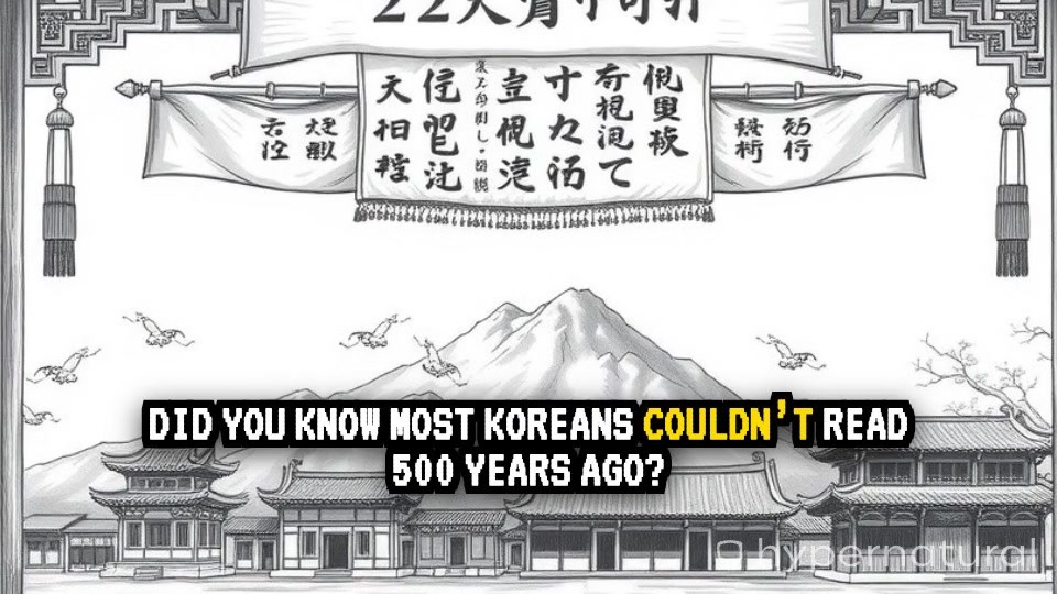 한글의 탄생: 누구나 배울 수 있는 언어!