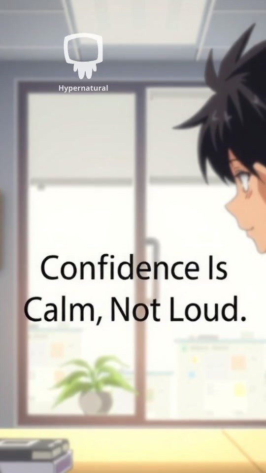 Confidence Is Calm, Not Loud