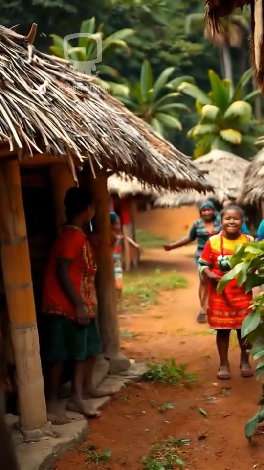 Love Conversations: A Traditional African Woman and a Muscular Man