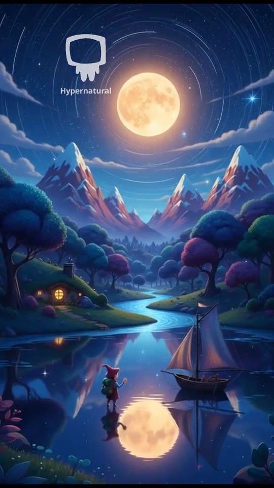 The Moon Tucks In the Animals