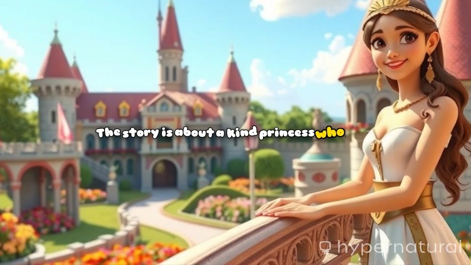 The Kind Princess and the Fairy's Blessing