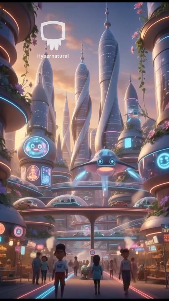 Futuristic Love Story in 3D Animation