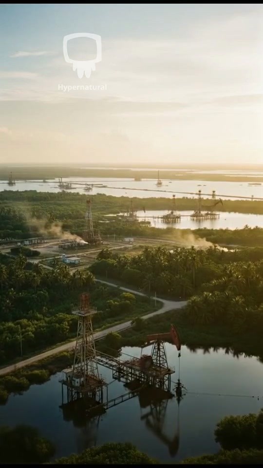 Breathtaking Serenity of the Niger Delta at Sunset