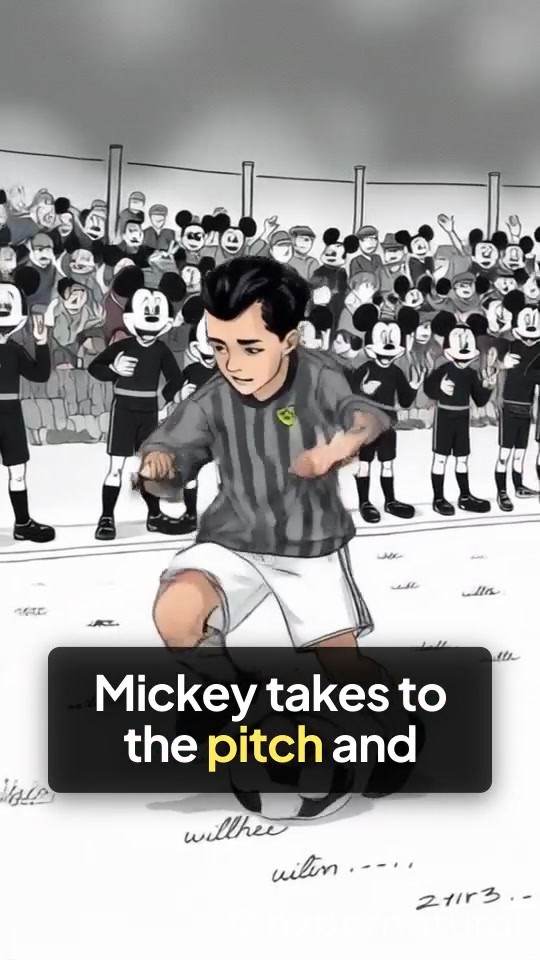 Mickey's Winning Goal in the Final Moments