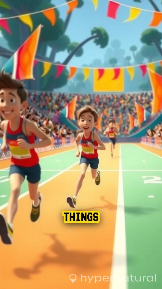 Toto's Kindness: Helping Friends in a Tough Race!