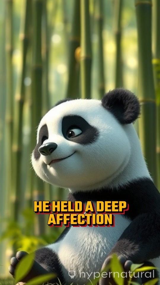 A Panda's Love for Humanity