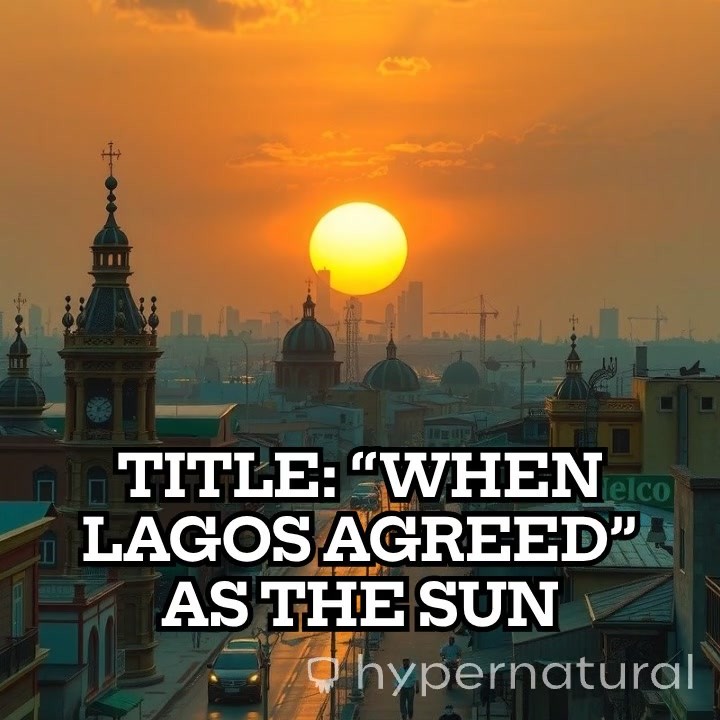 Lagos Speaks: The Night of Unity